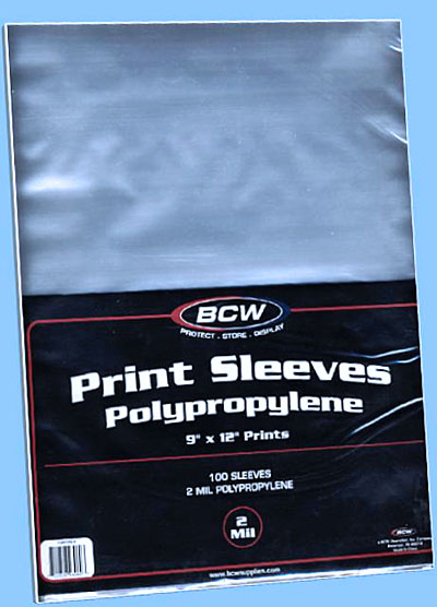 image of BCW_Sleeves_Print 09x12_0100